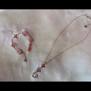 Louis Vuitton Necklace and Bracelet Set